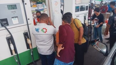 Polres Flotim Sidak SPBU, Pastikan Kualitas Pertalite dan Solar Subsidi Tanpa Campuran
