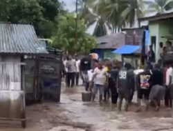 Hujan Deras, Banjir Bandang Rendam Pemukiman Warga Terong dan Lamahala di Flores Timur
