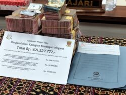 Selamatkan Kerugian Negara Rp621 Juta, Kepala Kejari: “Masih Kurang, Kami Masih Cari Aset Pelaku”
