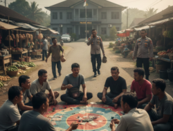 Lokasi Judi Hanya Berjarak 300 Meter Dari Kantor Polsek Bola, Kapolsek Dan Anggota Tutup Mata?