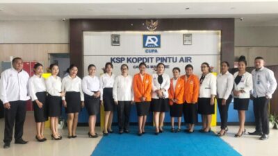 Tiga Mahasiswi UNIPA Selesaikan PKL di Kopdit Pintu Air Cabang Maumere: Kami Belajar Ketelitian dan Pelayanan