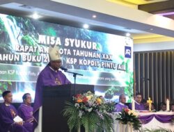 Pimpin Misa RAT ke-30 KSP Kopdit Pintu Air, Uskup Maumere: Bangun Ekonomi yang Berbelas Kasih