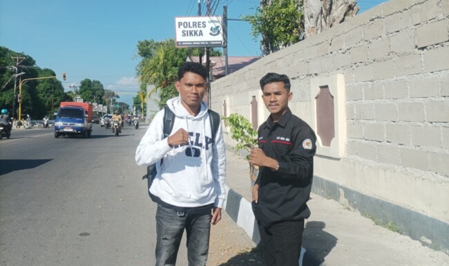 Mahasiswa Hukum Unipa Soroti Pagar Tembok Tinggi Polres Sikka, Minta Kapolres Beri Penjelasan 1 IMG 20260608 171204