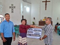 Solidaritas Perantau Asal Desa Kolisia B Sumbang Rp8 Juta untuk Pembangunan Gereja