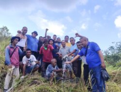 Swadaya Tanpa Dana Pemerintah, Warga Rotat Gotong Royong Tarik Air Gratis dari Kebun Suitbertus Amandus