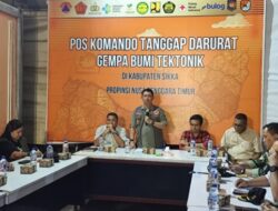 BNPB Minta Satgas Kabupaten Sikka Tuntaskan Pelayanan Pengungsi dalam Sepekan: Jangan Lupakan Pengungsi Mandiri