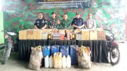Satgas Pamtas RI-RDTL Gagalkan Penyelundupan Motor, Solar dan Minuman Beralkohol di Perbatasan TTU 