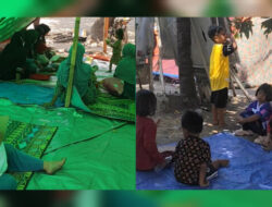 6 Hari Mengungsi Akibat Trauma Gempa, 142 Warga Wolomarang Sikka Patungan Rp5.000 demi Makan Anak-Balita